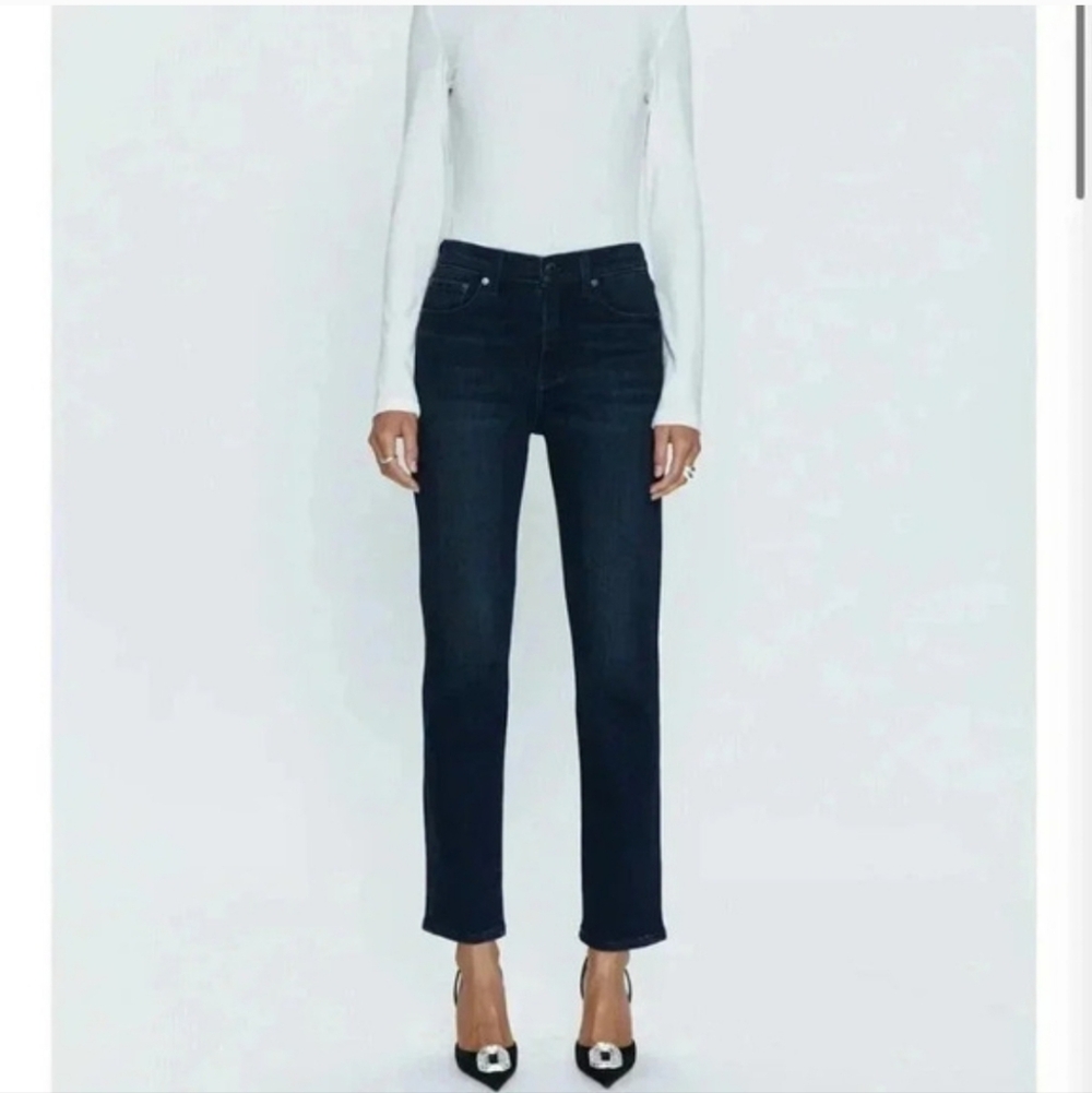 NEW Pistola Madi High Rise Modern Iconic Wash Jean Size 29 Dark Blue Wash